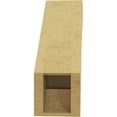 thumbnail image 4 of Ekena Millwork 5"W x 14"D x 14"H Aspen Rough Cedar Woodgrain TimberThane Knee Brace, Primed, 4 of 6