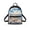Beach Starfish Ocean Pattern, variant on HELLHERO Glowing Wolf Pattern Travel Shoulder Bags Easy to Carry Mini Backpack for Outing Hiking, Polyester Smooth Zipper Small Backpack