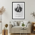 thumbnail image 4 of Historic Framed Print, [Simon Kenton, 1755-1836, bust portrait, facing left], 17-7/8" x 21-7/8", 4 of 9