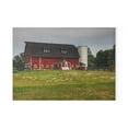 thumbnail image 2 of U R There Photography Oxford Old Red and Silo Rustic Farmhouse Tempered-Glass Cutting Board 8"x 11", 2 of 9
