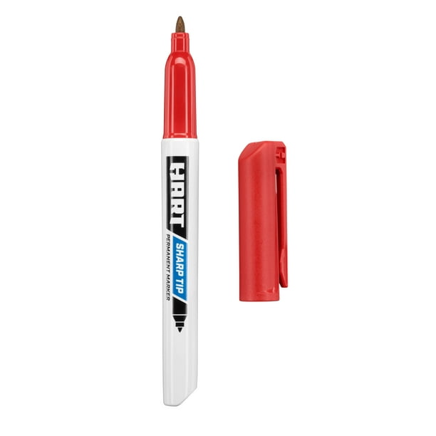 HART 4Piece Sharp Tip Permanent Markers