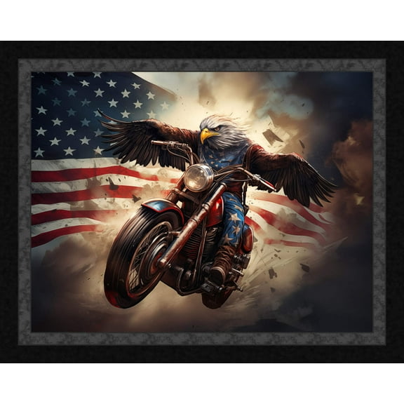 Freedom Rider Panel Cotton Fabric