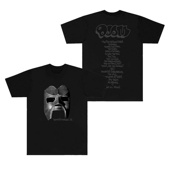 MF Doom Mask 25 T-Shirts Cosplay Women Men Fashion HipHop Short Sleeve Tee Streetwear Crewneck Top