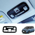 thumbnail image 2 of Car Glossy Black Interior Front Reading Light Lamp Cover Trim Sticker For Sienta 2022 2023, 2 of 5