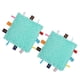 thumbnail image 3 of 2 Pcs Security Baby Blanket Soft Soothing Towel Infant Baby Comforting Plush Towel Green, 3 of 5