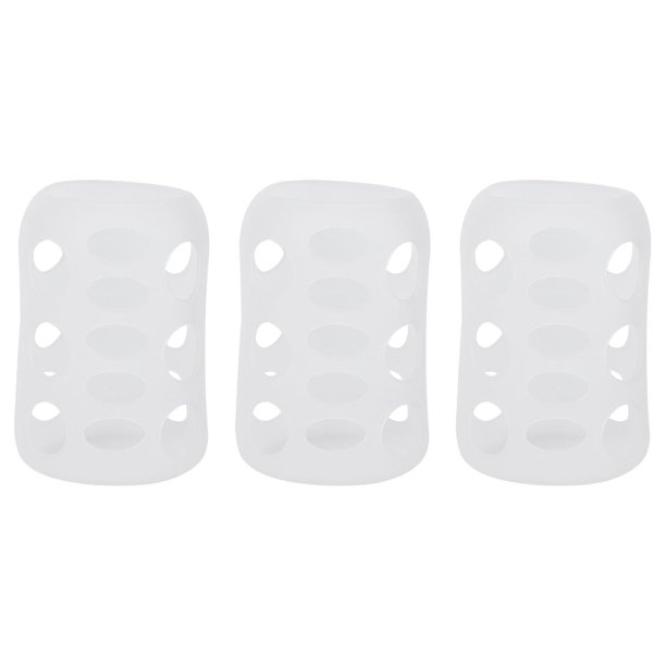 Funda protectora de silicona para botella de leche de bebé, funda protectora para botella, 3 uds.
