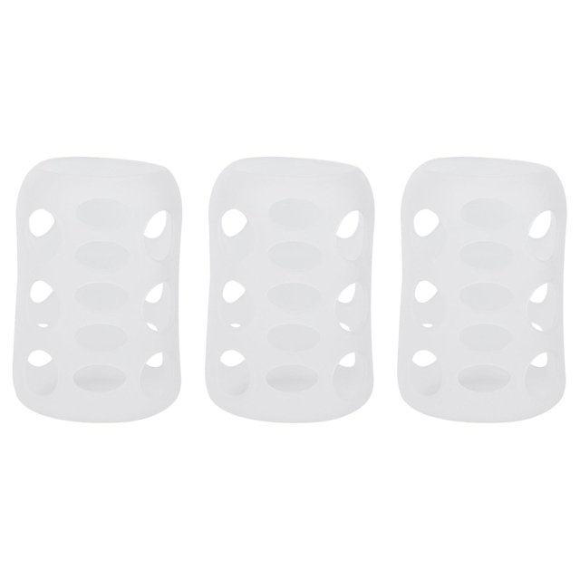 Funda protectora de silicona para botella de leche de bebé, funda protectora para botella, 3 uds.