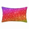 thumbnail image 1 of Queen Size Pillow Cases with Colorful Glitter Design - Envelope Closure for Easy Use - Resists Shrinkage and Fading, 1 of 5