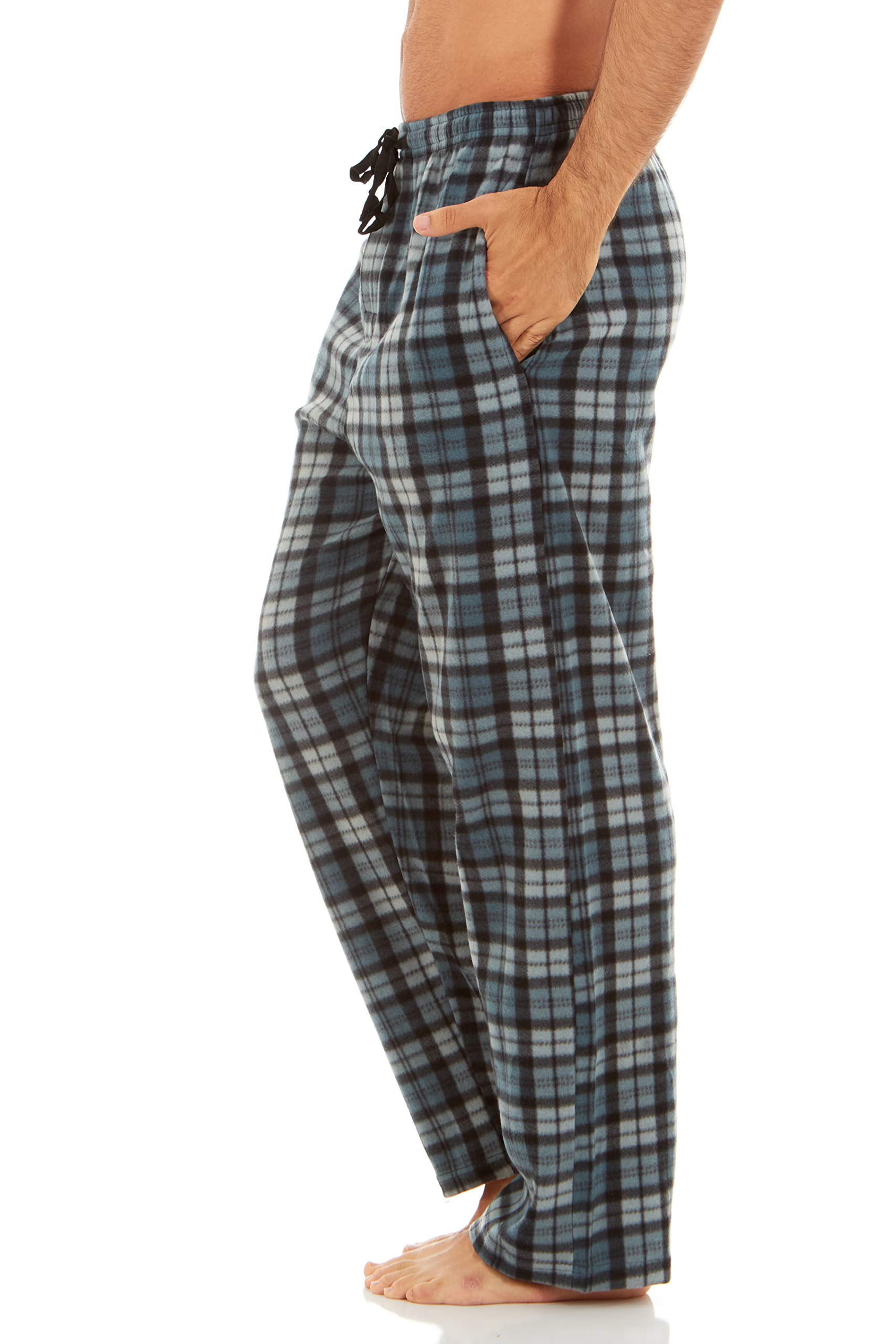 Daresay Menâs Microfleece Pajama Pants/Lounge Wear Pockets - Walmart.com