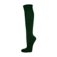 thumbnail image 3 of Couver Unisex Solid Youth / Kids Knee High Sports Athletic Baseball Softball Socks, Dark Green, Small, 1 Pair, 3 of 7
