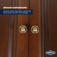 thumbnail image 4 of American Legend Chelsea Dartboard Cabinet with Espresso Finish - Dartboard Not Included, 4 of 9