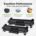 thumbnail image 2 of Compatible Brother TN830TG TN830 3000 Pages 2 Pack avec Puce par Superink, 2 of 5