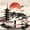 Red Cream 06, variant on Homewish Japanese Landscape Twin Comforter Sets,Sunset Ink Painting Bedding Set,Red Cream,Light Gray Reversible,2pcs,1 Comforter and 1 Pillowcase