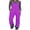 Purple, variant on Sunisery Women Bib Winter Snow Bibs Waterproof Snowboarding Insulated Snowboard Overalls Ripstop Ski Pants with Pocket