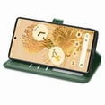thumbnail image 5 of Dteck for Google Pixel 6 Case, Magnetic Premium PU Leather Flip Folio Wallet with Card Slot Stand Cover, green, 5 of 6