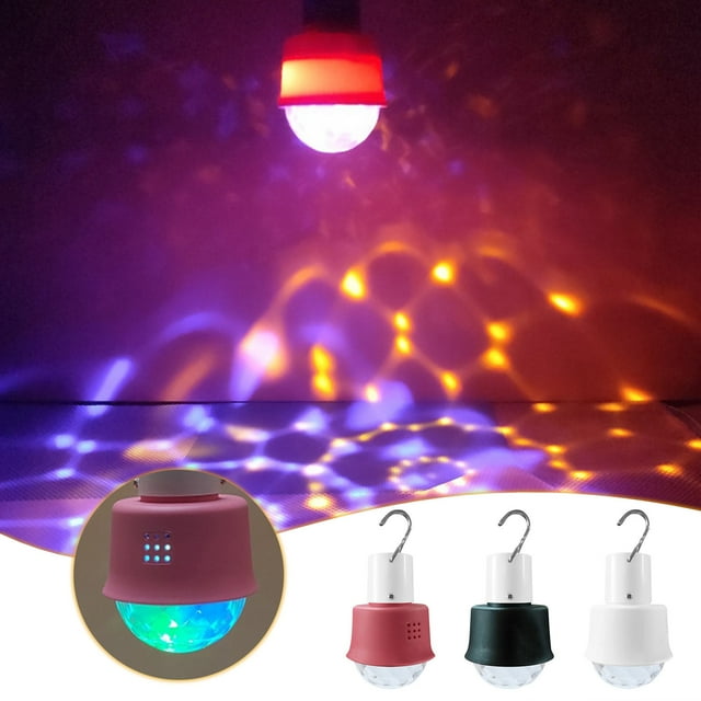 Iumwxz Lamp Light Hot Selling Mini Usb Charging Light Voice Controlled Colorful Night Light Christmas Birthday Party Rgbw Small Ball Floor Lamp Room Decor Black Pvc Rollback