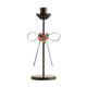 thumbnail image 2 of Candelabro Navideño de Metal Amarillo, Decoración de Mesa con Velas | Centro de Mesa Romántico para Fiestas | Diseño Minimalista Moderno y Duradero para El Hogar, Cenas, Fiestas y Salas de Estar., 2 of 6