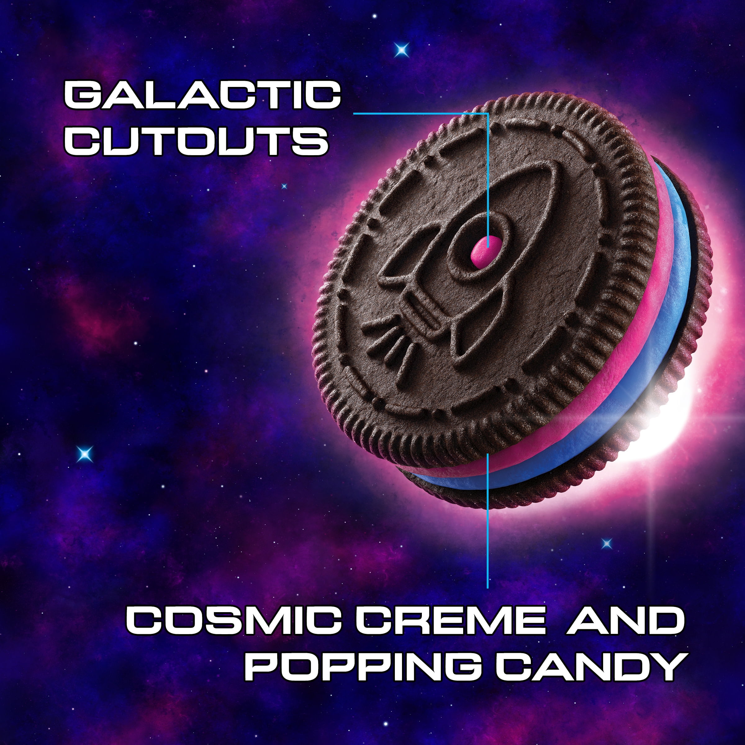 OREO Space Dunk Chocolate Sandwich Cookies, Limited Edition, 10.68 oz