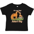 thumbnail image 3 of Inktastic It's Our 1st Father's Day Brontosaurus Family Boys or Girls Baby T-Shirt, 3 of 5