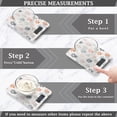 thumbnail image 3 of High Precision Digital Kitchen Scale Tempered Glass Food Scale Multifunction Scale Small Kitchen Appliances Watercolor Dog Paw Prints, 3 of 7