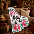 thumbnail image 3 of Chihuahua Dog Lover Art Pink Hearts Roses, Playful Pet Portrait Pattern, Warm Flannel Blanket for Living Room and Bedroom, Dog Moms decorative theme Gift, Pet Lover Home Decor, 3 of 9