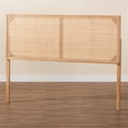 thumbnail image 6 of bali & pari Aurelia Brown Finished Bayur Wood and Rattan Queen Size Headboard, 6 of 8