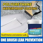 RGASUIJ Clearance Waterproofing & Leakage Repairing Coating Polyurethane Coating Liquid Sealant Indoor Outdoor Agent For Roof Walls Bathroom(300ml) Household Tool