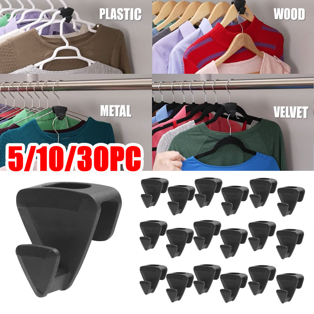 Hanger Hooks, Triangles Shaped Heavy Duty Cascading Hanger Hooks for
