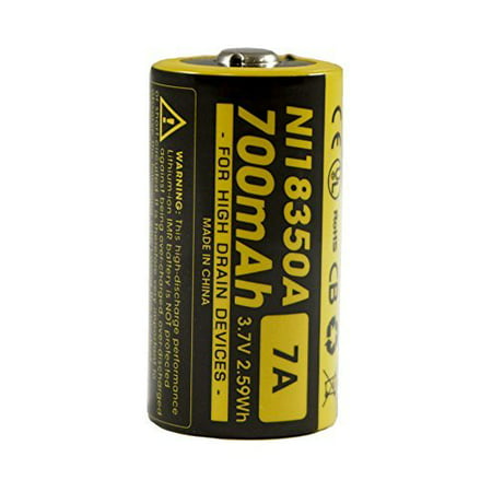 New Nitecore IMR 18350 NI18350A 700mAh 7A 3.7V Rechargeable (Best Imr 18350 Battery)