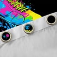 thumbnail image 4 of Feelyou Football Curtains Pack of 2 (42x84 Each), Artwork Splatter Curtains Blackout, 4 of 6