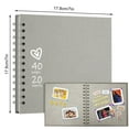thumbnail image 2 of Meitianfacai 8x8 Inch 40-pages Scrapbook Album, Photo Album DIY Scrapbook Memory Book, Scrap Book Photo Albums for Couple Baby Wedding Family, 2 of 3