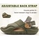 thumbnail image 5 of Sandalias COFACE con soporte ortopédico para arco para hombre, verde y beige 14, 5 of 9
