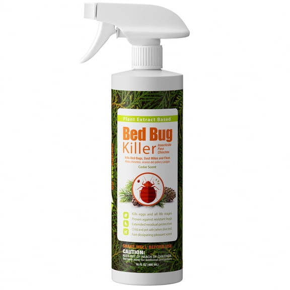 EcoVenger (Formerly EcoRaider) 16 oz Plant-Based Bed Bug Killer RTU Spray