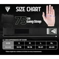 thumbnail image 3 of RDX Gel Boxing Hand Wraps Inner Gloves Men Women, Quick 100cm Long Wrist Straps, Elasticated Padded Fist Under Mitts Protection, Muay Thai MMA Kickboxing Martial Arts, 3 of 6