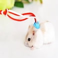 thumbnail image 3 of Flmtop 1.4/2m Small Pet Hamster Rabbit Adjustable Traction Rope Walking Collar Leash Random Color, 3 of 8