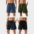 thumbnail image 4 of Zoeecloth Men's Casual Shorts Summer Loose Casual Shorts Men's Outdoor Running Training Quick Dry Shorts S-XXL, 4 of 10