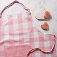 thumbnail image 6 of Gingham Apron,Chef Aprons For Cooking & Baking - Soft Restaurant Quality Kitchen Aprons With Adjustable Neck & Long Tie,Protective Aprons For Men & Women,Bbq Grilling Baking,1 PC(Pink), 6 of 8
