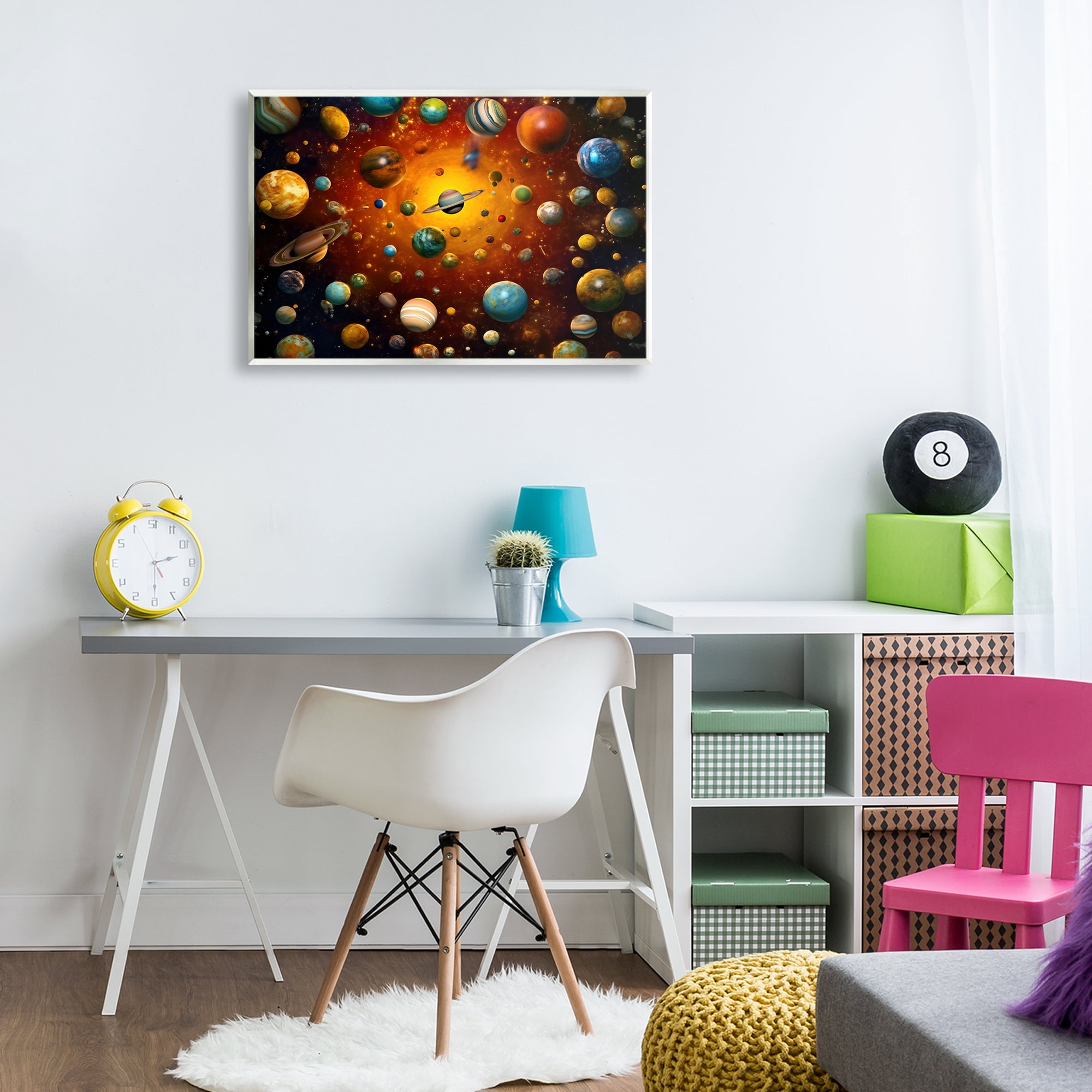 Stupell Industries Cosmic Marbles Galaxy Wall Plaque Art, design by Ray Powers