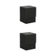 thumbnail image 1 of Kenally Estuche de almacenamiento de baraja portátil para protección de cartas coleccionables Premium caja de baraja de cartas coleccionables negro 2Conjunto, 1 of 6