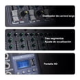 thumbnail image 3 of 7-Channel F7 Audio Mixer with Bluetooth & USB, 48V Phantom Power, Digital Reverb, LED Display - Professional for Stage Performances, Live Streaming, KTV, Meetings, DJs - Black ABS Build, US/EU Plug, 3 of 7