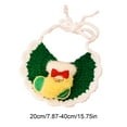 thumbnail image 3 of Fwttom Christmas Pet Bandana - Cute Knitted Warm Handkerchiefs, Christmas Decoration Collar Holiday Kitten Puppy Bandana, Cat Dog Scarf for Small Dogs Cats, 3 of 7