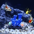 thumbnail image 3 of Unique Bargains Aquarium Simulation Horn Coral Silicone Fluorescent Coral Glow Ornaments Fish Tank Landscape Decor Blue, 3 of 7