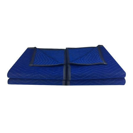 uBoxes 4 Economy Moving Blankets 72x80" 43# Professional Quilted Moving Pads