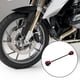 thumbnail image 3 of Casquillos deslizantes Protector de choque de horquilla de eje delantero de motocicleta Bola de caída adecuada para KAWASAKI VN650 15-21 rojo Macarena Protector de rueda de horquilla, 3 of 8