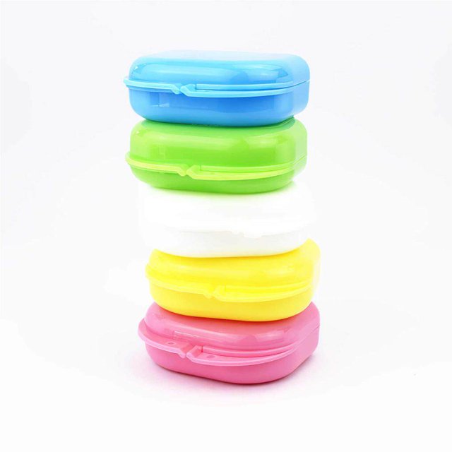 stanreset Fake Tooth Cleaning Case Leakproof Household Small Container Dustproof Mouthguard Retainer Organizer Orthodontic Supplies Type4