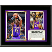 Kobe Bryant Los Angeles Lakers Third All-Time Scoring Sublimated 10.5" x 13" Plaque