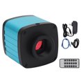 thumbnail image 2 of Microscope Camera, Adjustable 100-240VAC One Key White Balance 5X Digital Zoom Electronic Industry Microscope C Mount 4K Video Recording  For PCB Soldering, 2 of 8