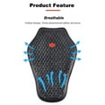 thumbnail image 4 of Fauful Motorbike Back Pads Soft Motorcycle Jacket Insert Armor, 4 of 5