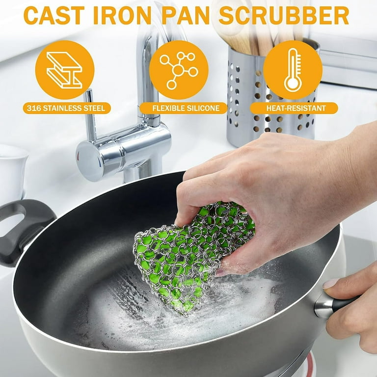 The Chainmail Scrubber Will Keep Your Cast Iron Pristine is Under $15