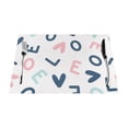 thumbnail image 1 of YFYANG Washable Heat-Resistant Placemats, 70% PVC/30% Polyester, Love Letters Pattern Kitchen Table Mat, 12" x 18" 4 Pcs, 1 of 6
